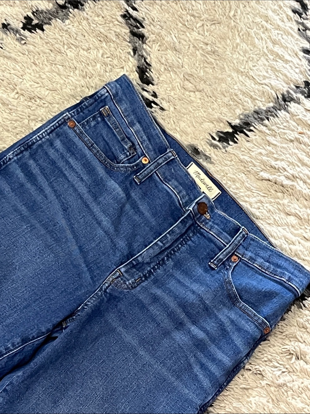 Madewell 10” High-Rise Skinny Jeans Size 29 Medium Wash Stretch Denim NWOT - Picture 4 of 9
